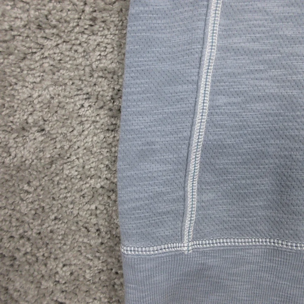Tommy Bahama Sweater Mens Small Gray Crewneck Sweatshirt Blue Marlin Logo Raglan